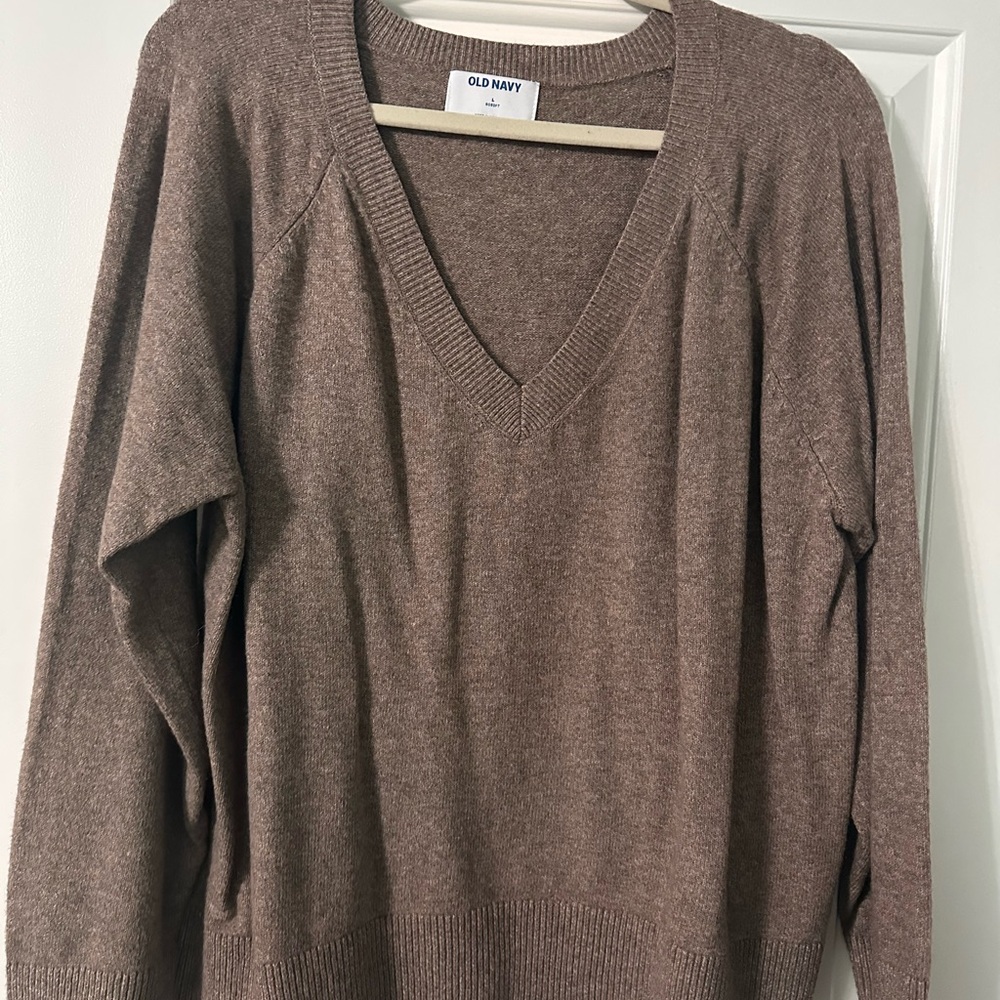 Old Navy Tan Knit Sweater